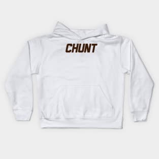 CHUNT - Nick Chubb and Kareem Hunt Brown Kids Hoodie